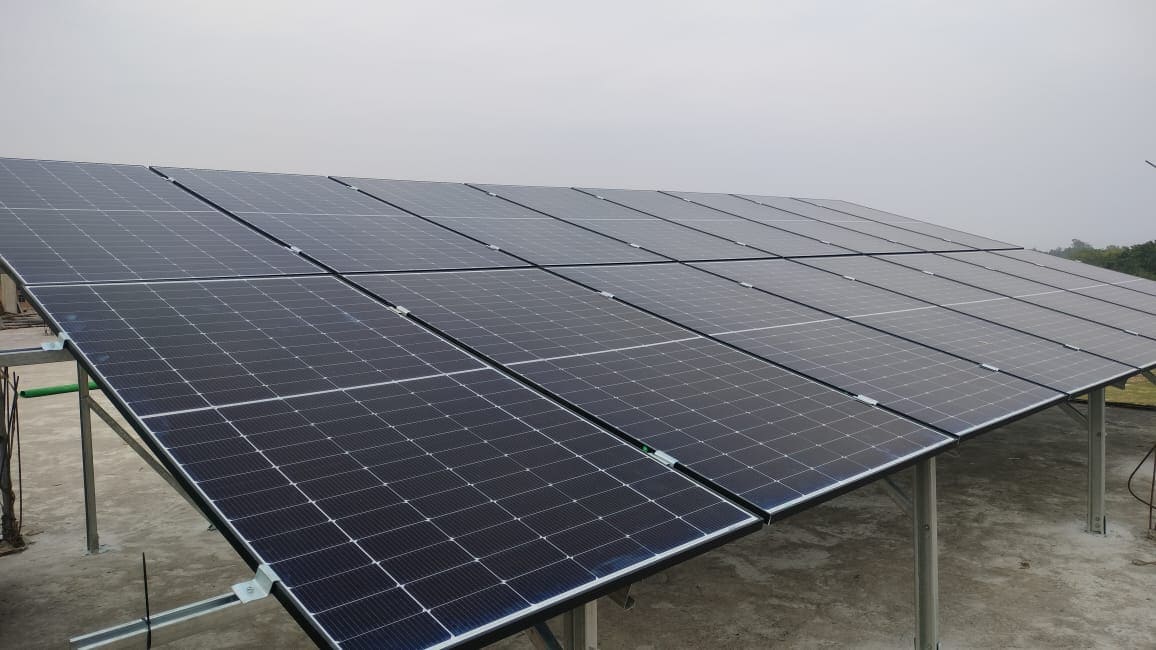 Solar Atta Chakki Setup