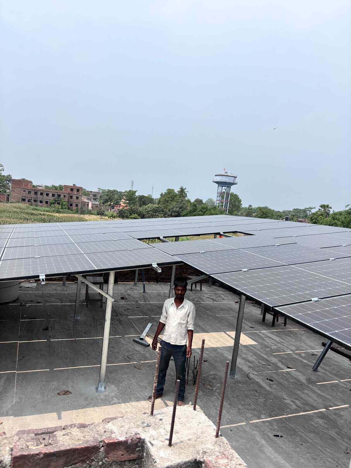 Solar Atta Chakki Setup