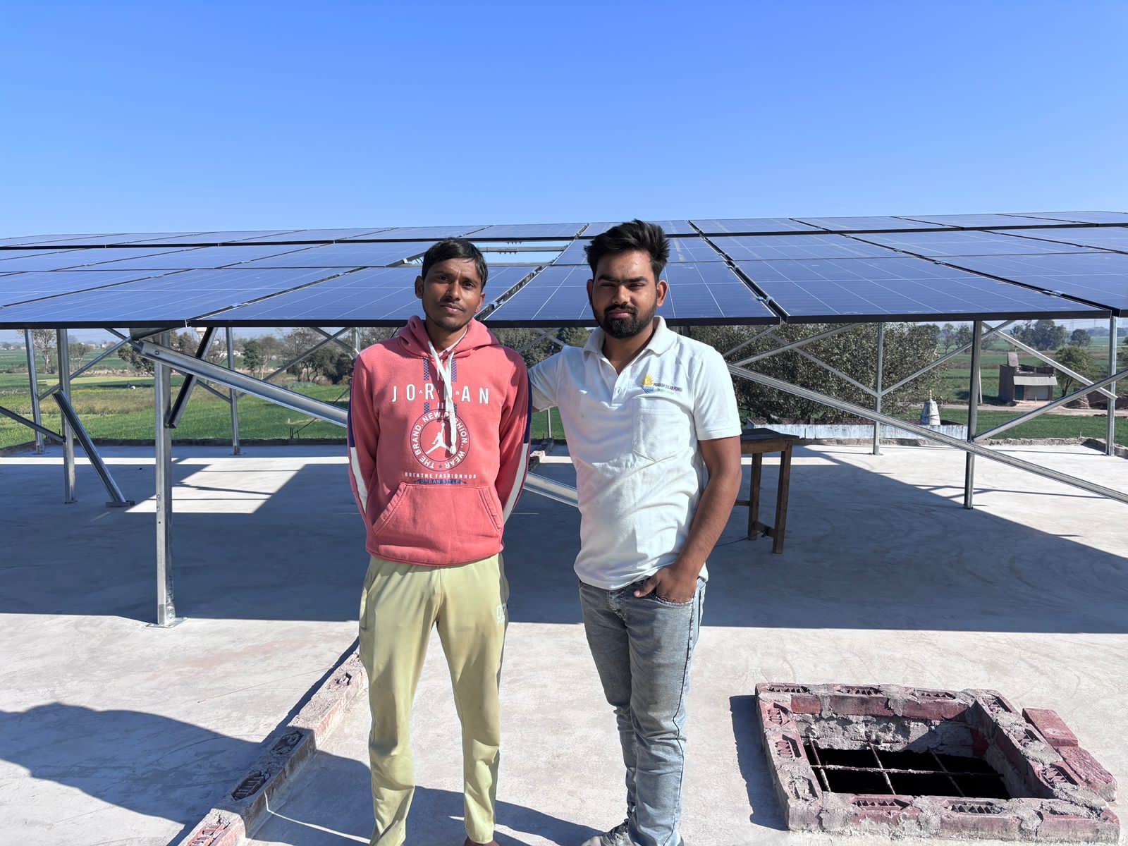 Solar Atta Chakki Setup